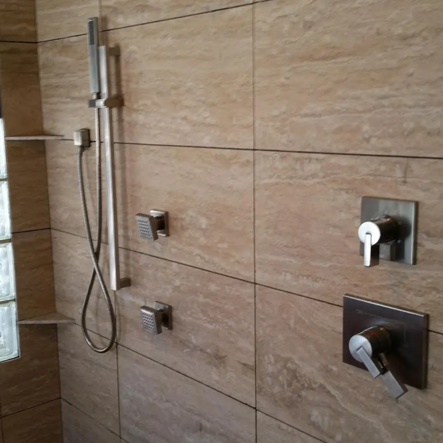 Shower fixture installation for Frozen Pipe Repair in Stoughton
